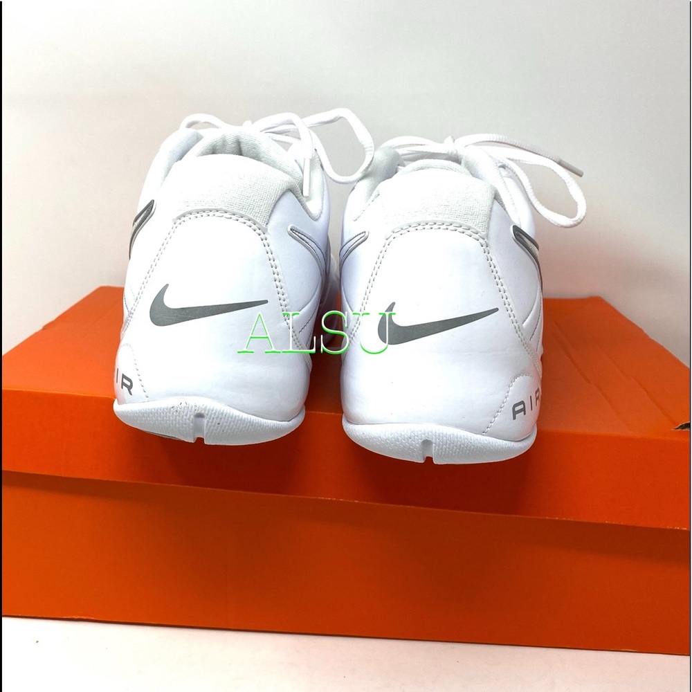 Nike Air Baseline Low White Leather Men’s Sneakers - Picture 2 of 10